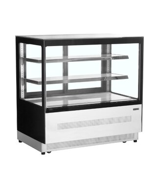 Tefcold Koelvitrine LPD1200F/BLACK | Staand | 377L | Recht glas | (H)120,9x(B)120,5x(D)74,5cm