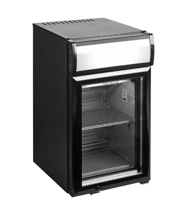 Mini displaykoelkast BC25CP | 25L | Tafelmodel | Zwart | (H)61,8x(B)33,2x(D)42,3cm