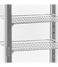 Mini koelvitrine UPD80-GREY | Tafelmodel | 80L | Recht glas | (H)100x(B)42,8x(D)38,6cm