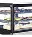 Koelvitrine LCT900F/BLACK | Tafelmodel | 160L | Recht glas | (H)67x(B)90x(D)56cm
