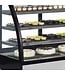 Koelvitrine LPD900C/BLACK | Staand | 238L | Gebogen glas | (H)136x(B)90,5x(D)74,5cm