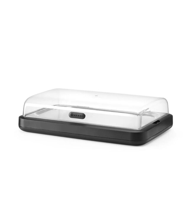 Buffetvitrine koeldisplay UNIQ | 1/1GN | Met koelelement | Zwart