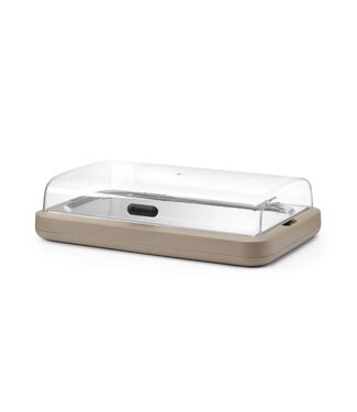 Hendi Buffetvitrine koeldisplay UNIQ | 1/1GN | Met koelelement | Beige