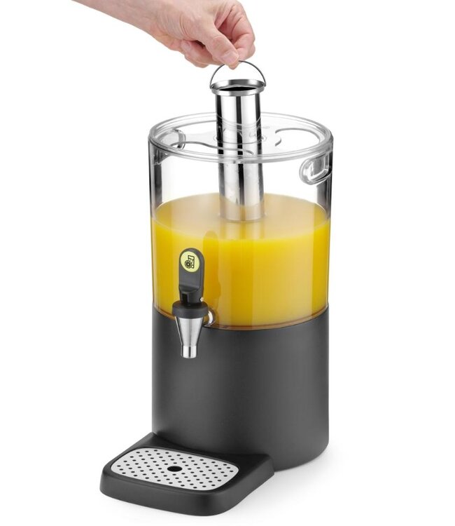 Sapdispenser UNIQ | 4 Liter | Zwart