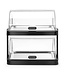 Roltop koelvitrine UNIQ | Dubbel | 2x 40x30cm | Met koelelementen | Zwart