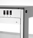 Warmhoudvitrine | 3 Schappen | Opzetmodel | (H)77,5x(B)47,2x(D)44,7cm