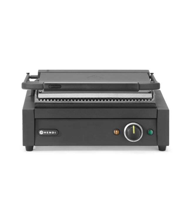 Contactgrill | Geribbeld | 2,2kW | (H)21,6x(B)43x(D)37,5cm