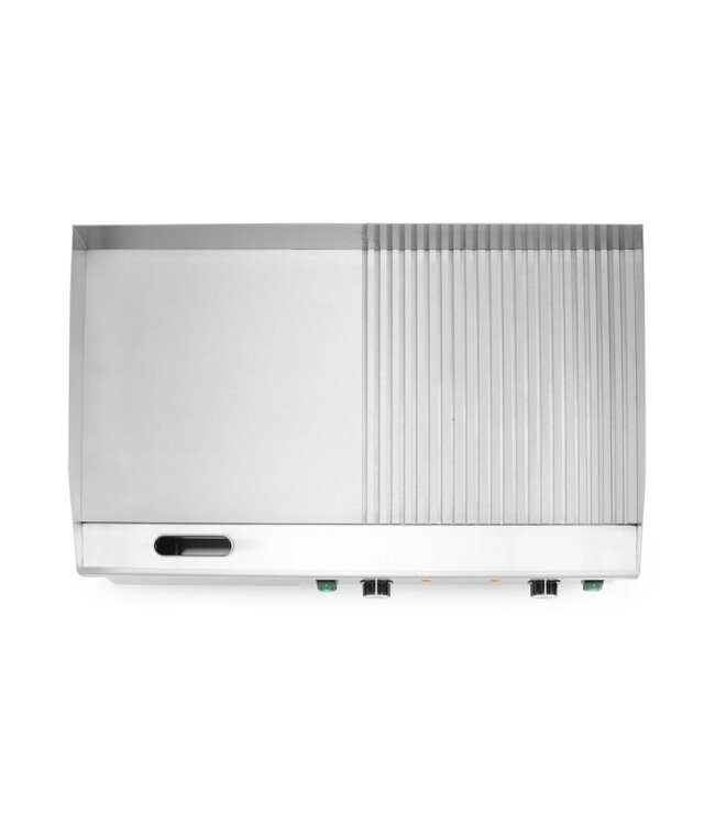 Bakplaat Budget Line | Glad/Geribbeld | 4,4kW | 400V | (B)72x(D)46x(H)24,1cm