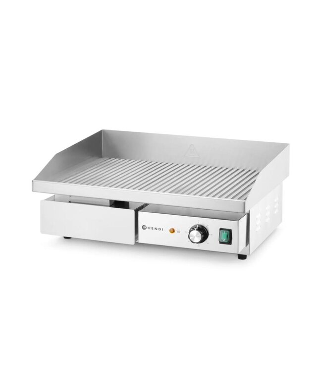 Bakplaat Budget Line | Geribbeld | 3kW | (B)55x(D)43x(H)24cm