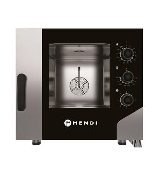 Hendi Heteluchtoven Control | Met stoominjectie | 5x 1/1GN | 400 Volt