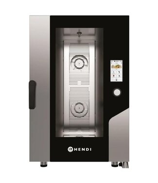 Hendi Heteluchtoven Touch | Met stoominjectie | 11x 1/1GN | 400 Volt