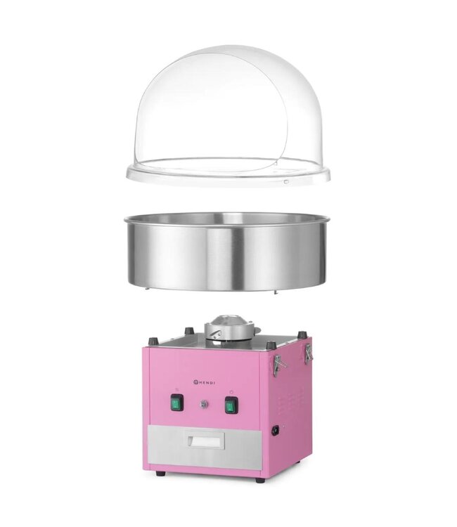 Suikerspinmachine Hendi | Ø52cm | Roze