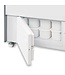 Schepijsvitrine BERMUDA RV10 | Voor 10 bakken | Geventileerd | (H)134,3x(B)134x(D)80cm