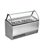 Schepijsvitrine BERMUDA RV13 | Voor 13 bakken | Geventileerd | (H)134,3x(B)167x(D)80cm