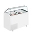 Schepijsvitrine UDRS10 | Voor 10 bakken | Statisch | (H)123,5x(B)134,1x(D)72,5cm