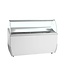 Tefcold Schepijsvitrine UDRS9 | Voor 9 bakken | Statisch | (H)125,3x(B)165,6x(D)72,3cm