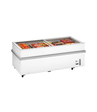 Tefcold Supermarktvriezer SSF200 | 839L | -22 tot -18 graden | Glazen schuifdeksel