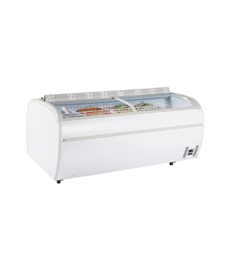 Tefcold Supermarktvriezer TWIN 220-F | 1697L | -24 tot -18 graden | Glazen schuifdeksels