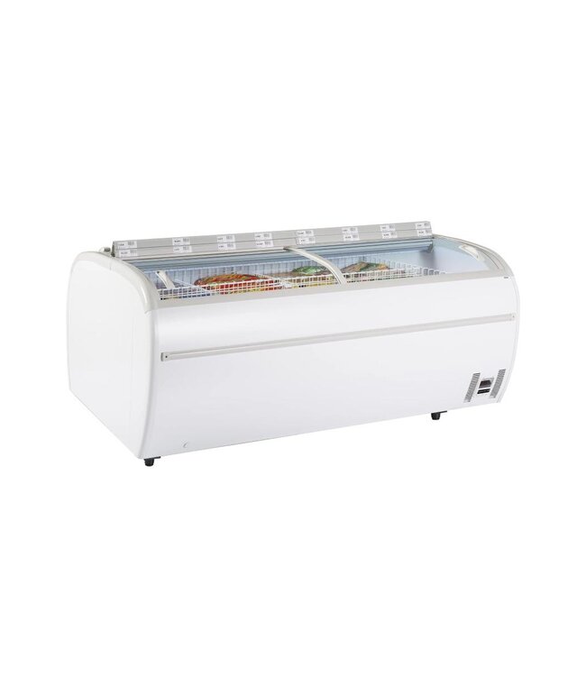 Supermarktvriezer TWIN 220-F | 1697L | -24 tot -18 graden | Glazen schuifdeksels