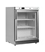 Displayvrieskast UF200SG | 200L | Glazen deur | Tafelmodel | RVS | (H)85,5x(B)60x(D)58,5cm