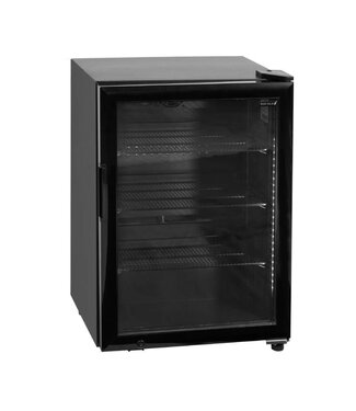 Tefcold Kaviaarkoeler UR90G-SUB ZERO | 92L | Glazen deur | -8 tot +6 graden | Tafelmodel | Zwart | (H)75x(B)51,5x(D)54,2cm Tefcold Kaviaarkoeler UR90G-SUB ZERO | 92L | Glazen deur | -8 tot +6 graden | Tafelmodel | Zwart | (H)75x(B)51,5x(D)54,2cm