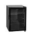 Tefcold Kaviaarkoeler UR90G-SUB ZERO | 92L | Glazen deur | -8 tot +6 graden | Tafelmodel | Zwart | (H)75x(B)51,5x(D)54,2cm