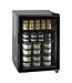 Kaviaarkoeler UR90G-SUB ZERO | 92L | Glazen deur | -8 tot +6 graden | Tafelmodel | Zwart | (H)75x(B)51,5x(D)54,2cm