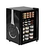 Kaviaarkoeler UR90G-SUB ZERO | 92L | Glazen deur | -8 tot +6 graden | Tafelmodel | Zwart | (H)75x(B)51,5x(D)54,2cm