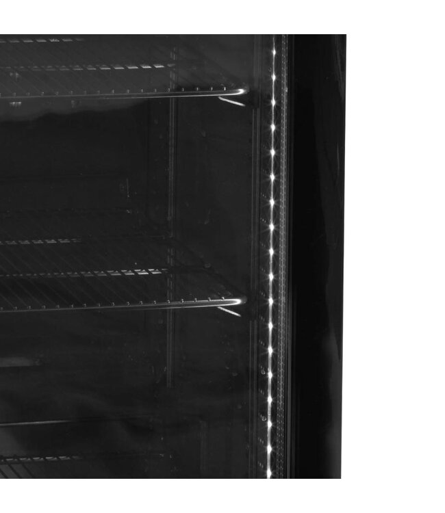 Kaviaarkoeler UR90G-SUB ZERO | 92L | Glazen deur | -8 tot +6 graden | Tafelmodel | Zwart | (H)75x(B)51,5x(D)54,2cm