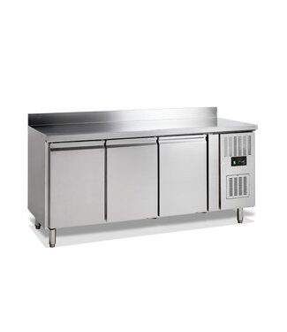 Tefcold Koelwerkbank G-Line GC73 | 3 Deurs | 1/1GN | RVS | (H)96x(B)179,5x(D)70cm Tefcold Koelwerkbank G-Line GC73 | 3 Deurs | 1/1GN | RVS | (H)96x(B)179,5x(D)70cm