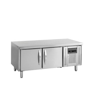 Tefcold Lage koelwerkbank UC5210 | 2 Deurs | 1/1GN | RVS | (H)67x(B)136x(D)70cm Tefcold Lage koelwerkbank UC5210 | 2 Deurs | 1/1GN | RVS | (H)67x(B)136x(D)70cm