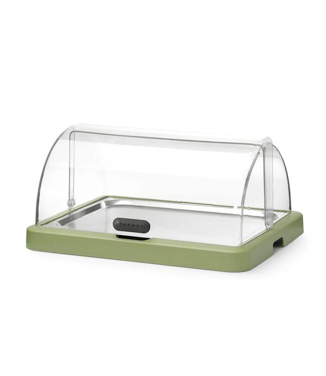 Roltop koelvitrine UNIQ | 40x30cm | Met koelelementen | Groen