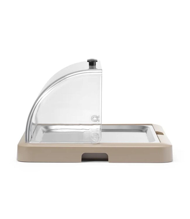 Roltop koelvitrine UNIQ | 40x30cm | Met koelelementen | Beige