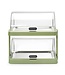 Roltop koelvitrine UNIQ | Dubbel | 2x 40x30cm | Met koelelementen | Groen