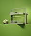 Roltop koelvitrine UNIQ | Dubbel | 2x 40x30cm | Met koelelementen | Groen