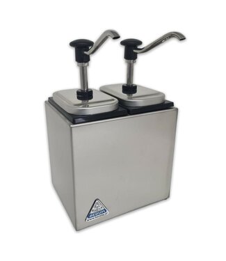 Bereila Sauzenbar onverwarmd 2-delig | 2x 3 Liter | Met 2 EBK drukknopdispensers Bereila Sauzenbar onverwarmd 2-delig | 2x 3 Liter | Met 2 EBK drukknopdispensers