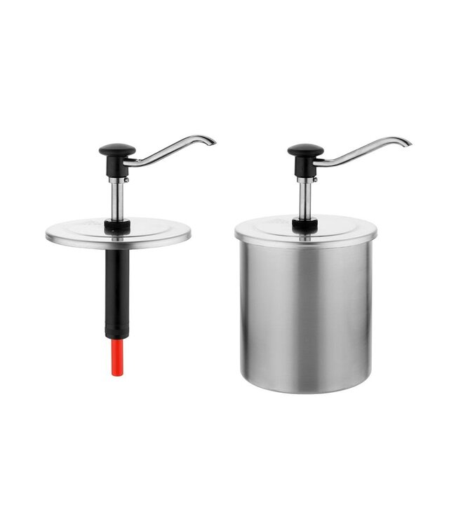 Sausdispenser Combiset met EBK drukknop | 4 Liter