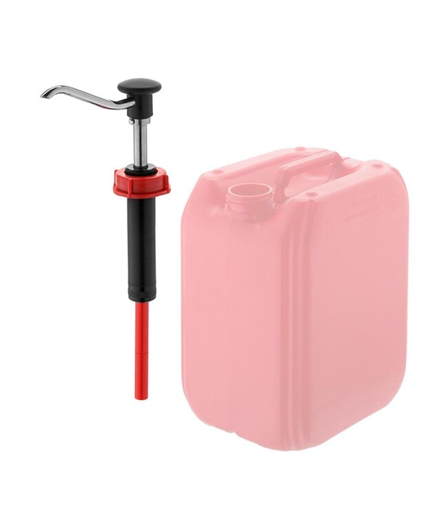 Sauspomp EBK voor jerrycans | 10 Liter | Met drukknop