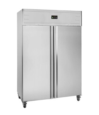 Tefcold Koelkast G-Line GUC140 | 2 Deuren | 2/1GN | Met wielen | (H)200x(B)134x(D)84,5cm