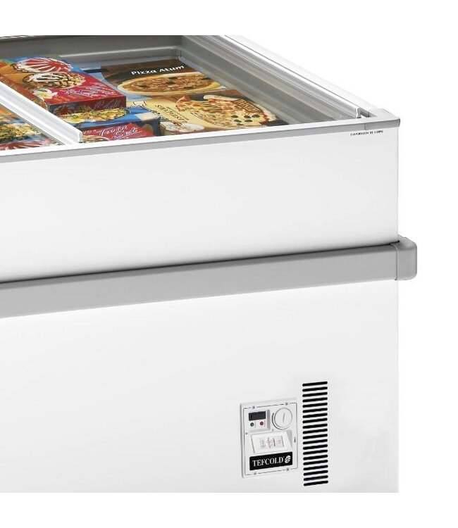 Supermarktvriezer SSF150 | 597L | tot -24 graden | Glazen schuifdeksel | Wit
