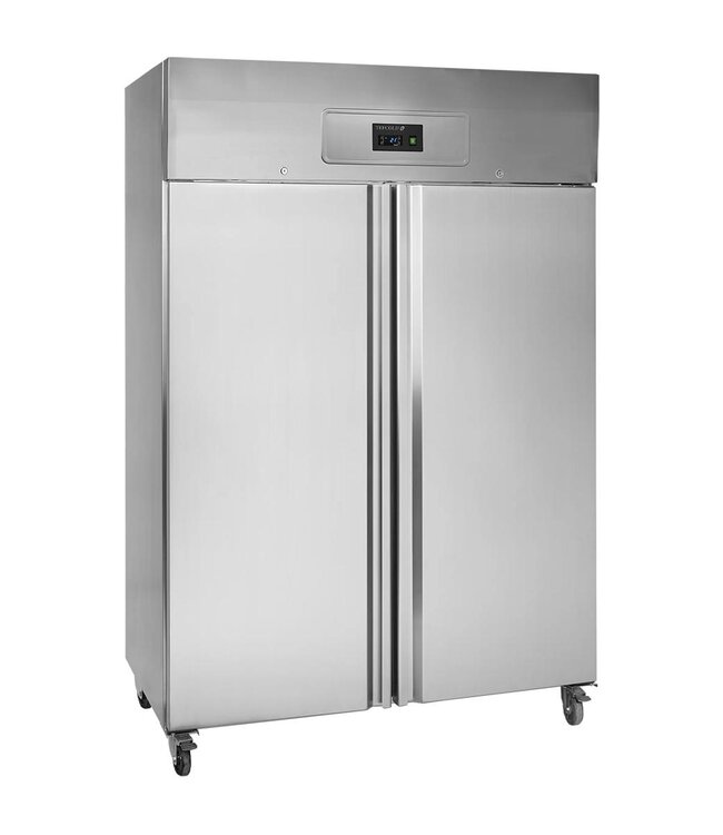 Koelkast RK1010 | 976L | 2 Deuren | RVS | Met wielen | (H)201x(B)134x(D)70cm