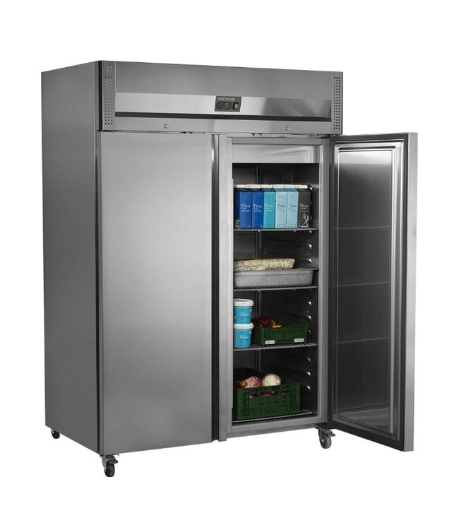 Koelkast RK1420 | 1300L | 2 Deuren | 2/1GN | Met wielen | (H)209x(B)142x(D)87,5cm