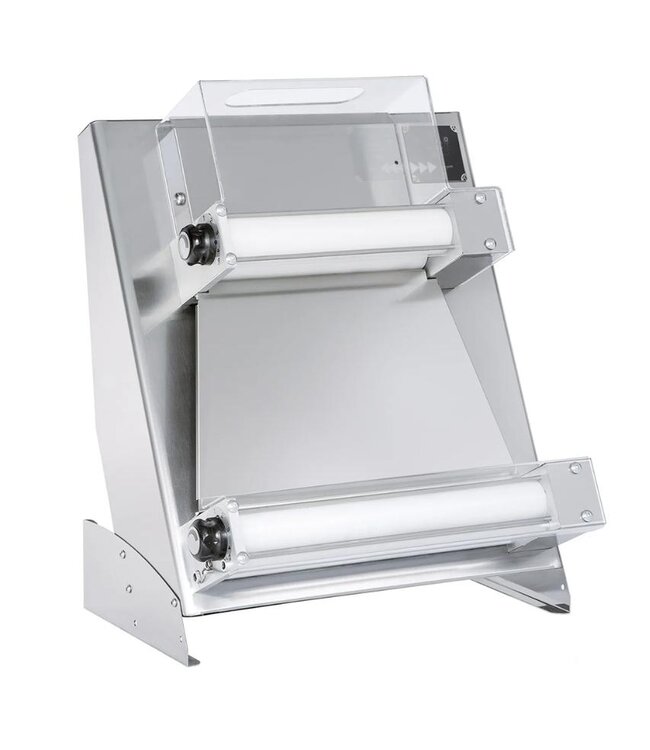 Elektrische deegroller machine | 260 tot 450mm deeg | Recht model