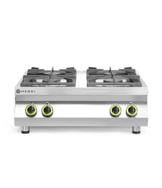 Hendi Gasfornuis Kitchen Line | 4 Pits | Tafelmodel