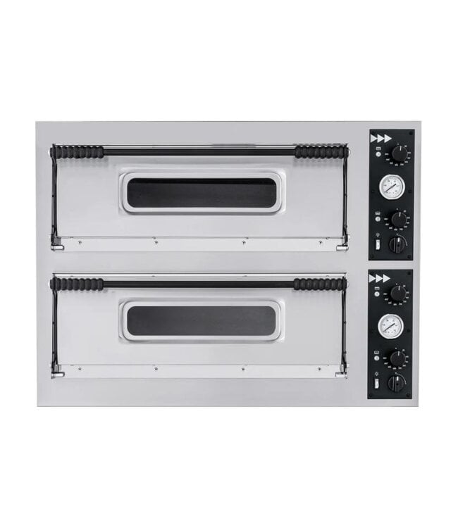 Pizza oven Basic XL 44 | 2 Kamers | 4+4 Pizza's van ⌀35cm | (B)100x(D)84,4x(H)74,5cm