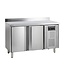 Koelwerkbank Snack SK6210 | 2 Deurs | 240L | (H)88x(B)136x(D)60cm