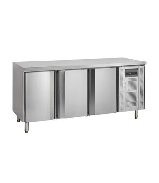 Tefcold Koelwerkbank Snack SK6310 | 3 Deurs | 360L | (H)88x(B)179,5x(D)60cm