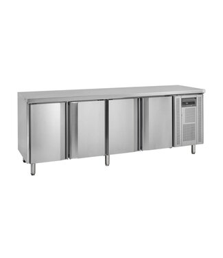 Tefcold Koelwerkbank Snack SK6410 | 4 Deurs | 480L | (H)88x(B)223x(D)60cm