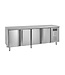 Tefcold Koelwerkbank Snack SK6410 | 4 Deurs | 480L | (H)88x(B)223x(D)60cm