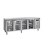 Koelwerkbank CK7410G | 4 Glazen deuren | 553L | (H)88x(B)223x(D)70cm